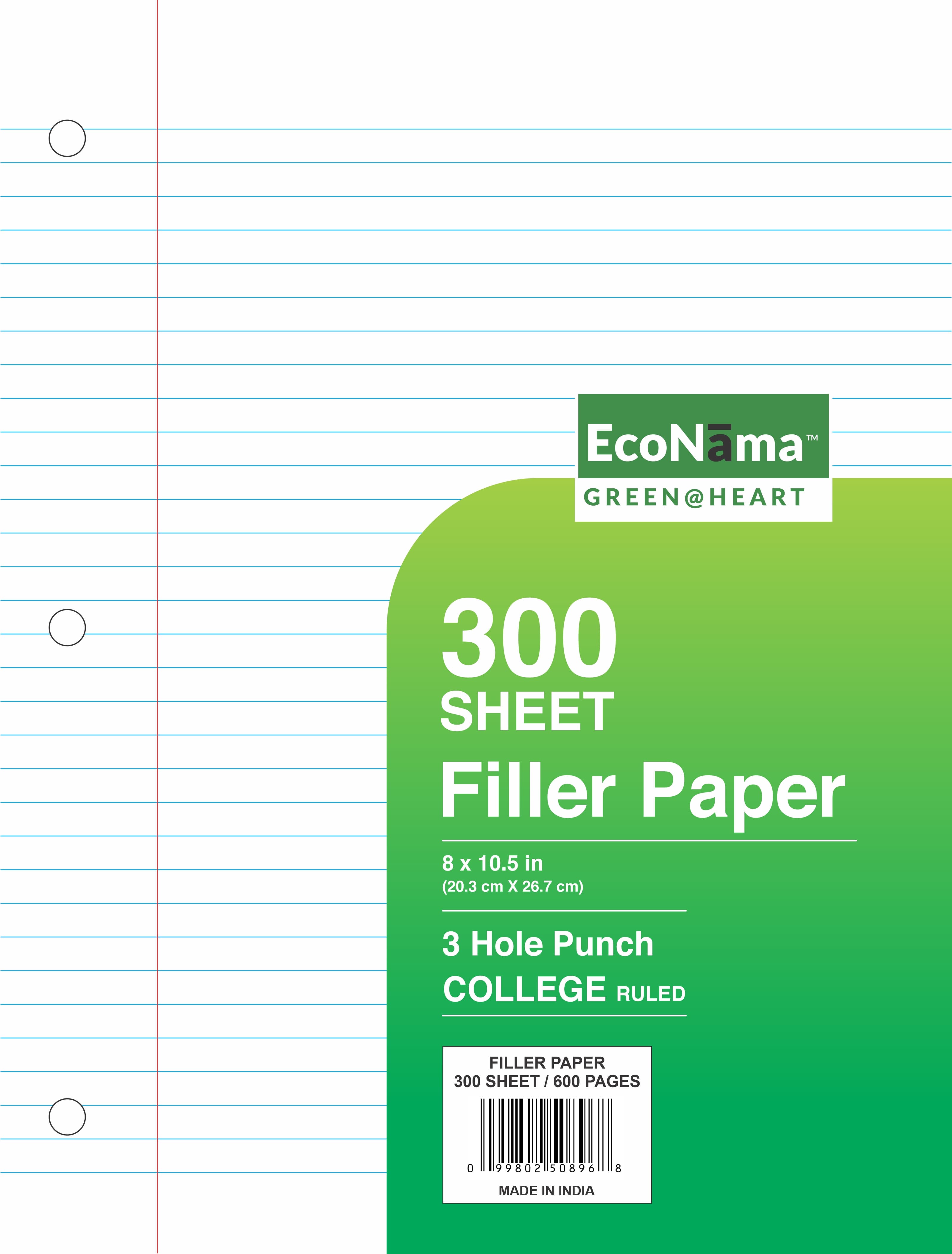 Bulk packs of EcoNama loose leaf paper